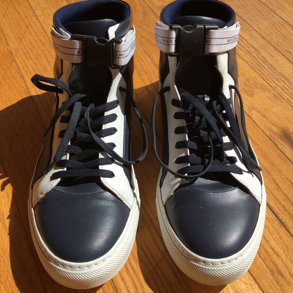 Buscemi 100MM Sport Oceano/White Sneakers